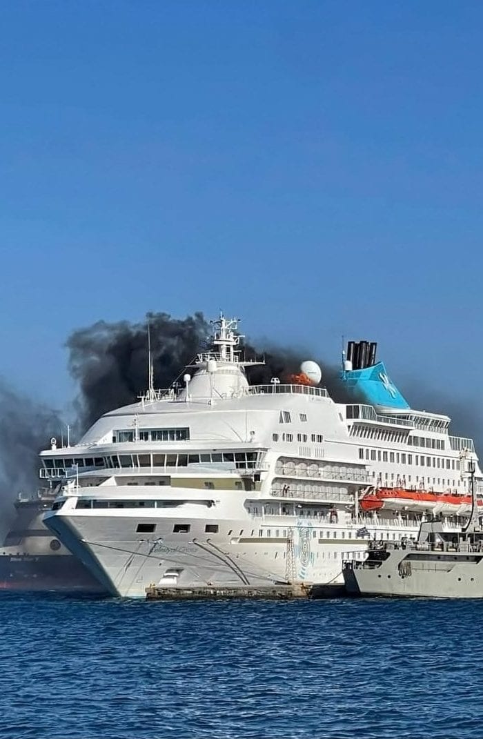 Celestyal Crystal incendio a bordo
celestyal Crystal fire onboard